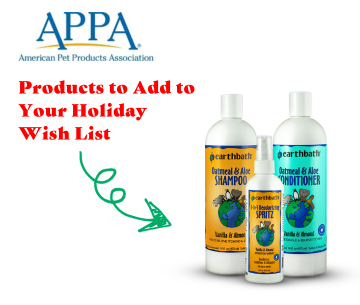 APPA Products to add to your holiday wish list, earthbath oat & aloe products