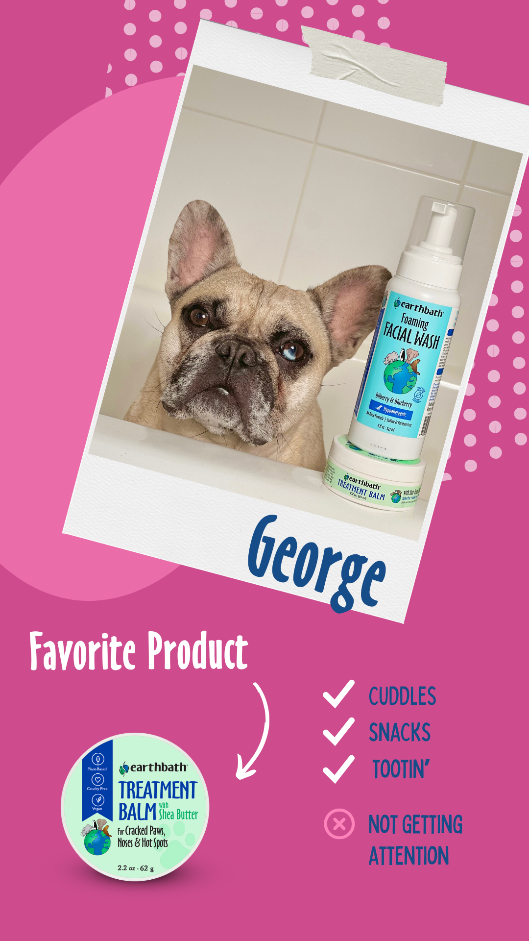 George loves treatment balm