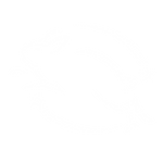 White leaping bunny logo