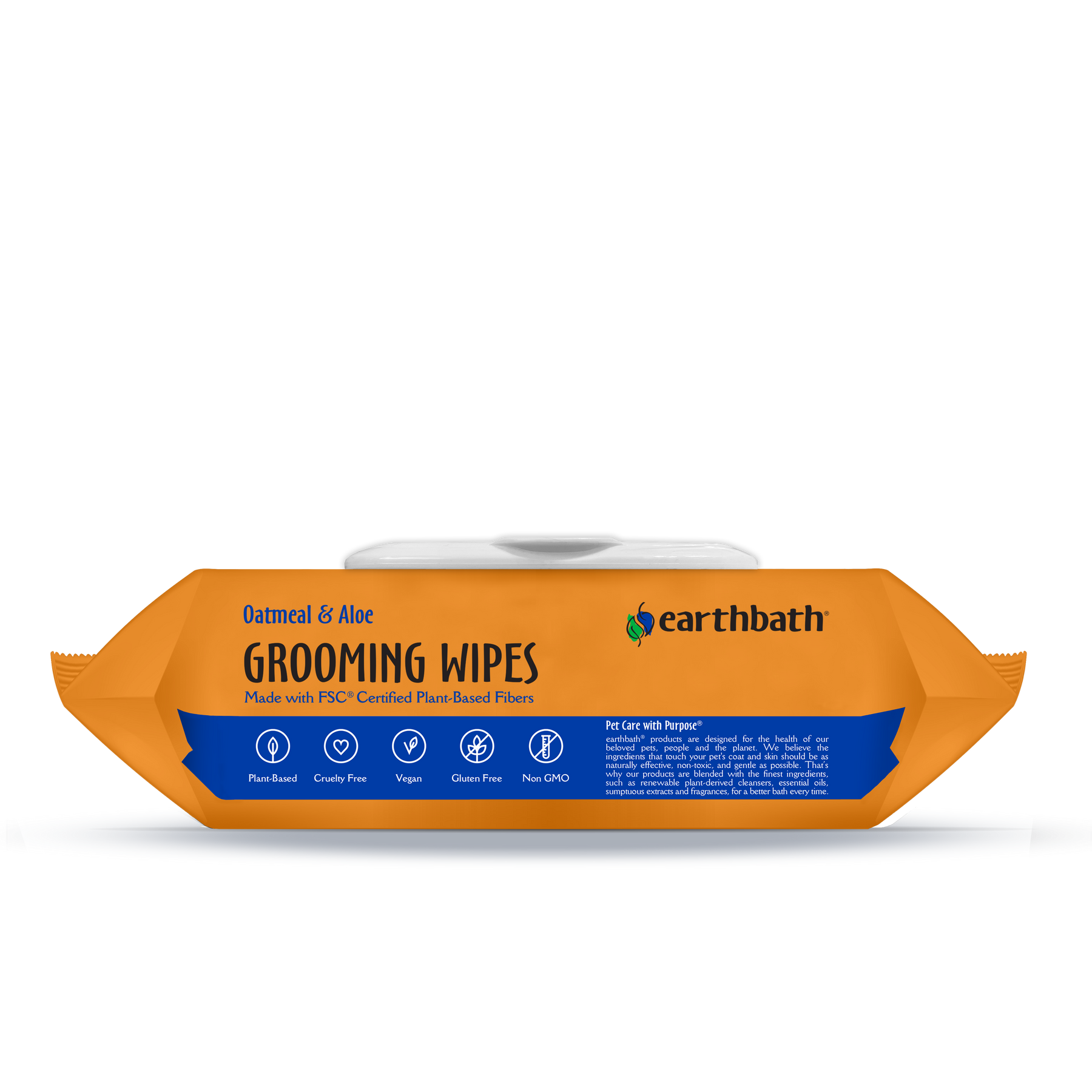 Grooming Wipes - Oatmeal & Aloe lying down