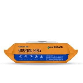 Grooming Wipes - Oatmeal & Aloe lying down