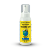 Bottle of Earthbath hypoallergenic grooming foam on a white background