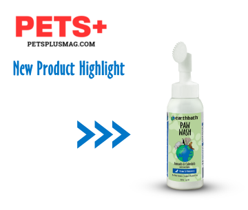 earthbath Paw Wash on white background with PETS+ logo