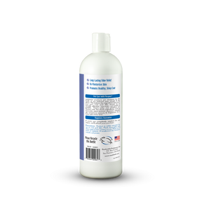 White bottle with a label on a white background