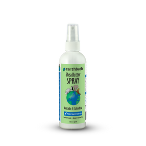 Earthbath Shea Butter Spray bottle on a white background