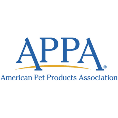 Logo of the American Pet Products Association on a white background