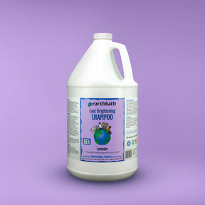 earthbath® Coat Brightening Shampoo, Lavender, Enhances Color & Shine in All Coats, Made in USA, 128 oz